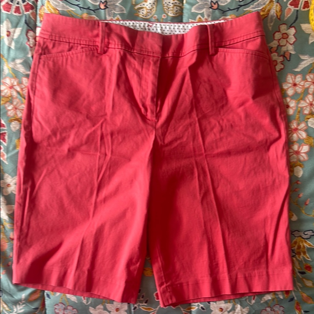 Talbots 10” inseam Red Shorts